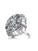 Zircon Sterling silver 925 Ring Vintage Jewlery vrc043s